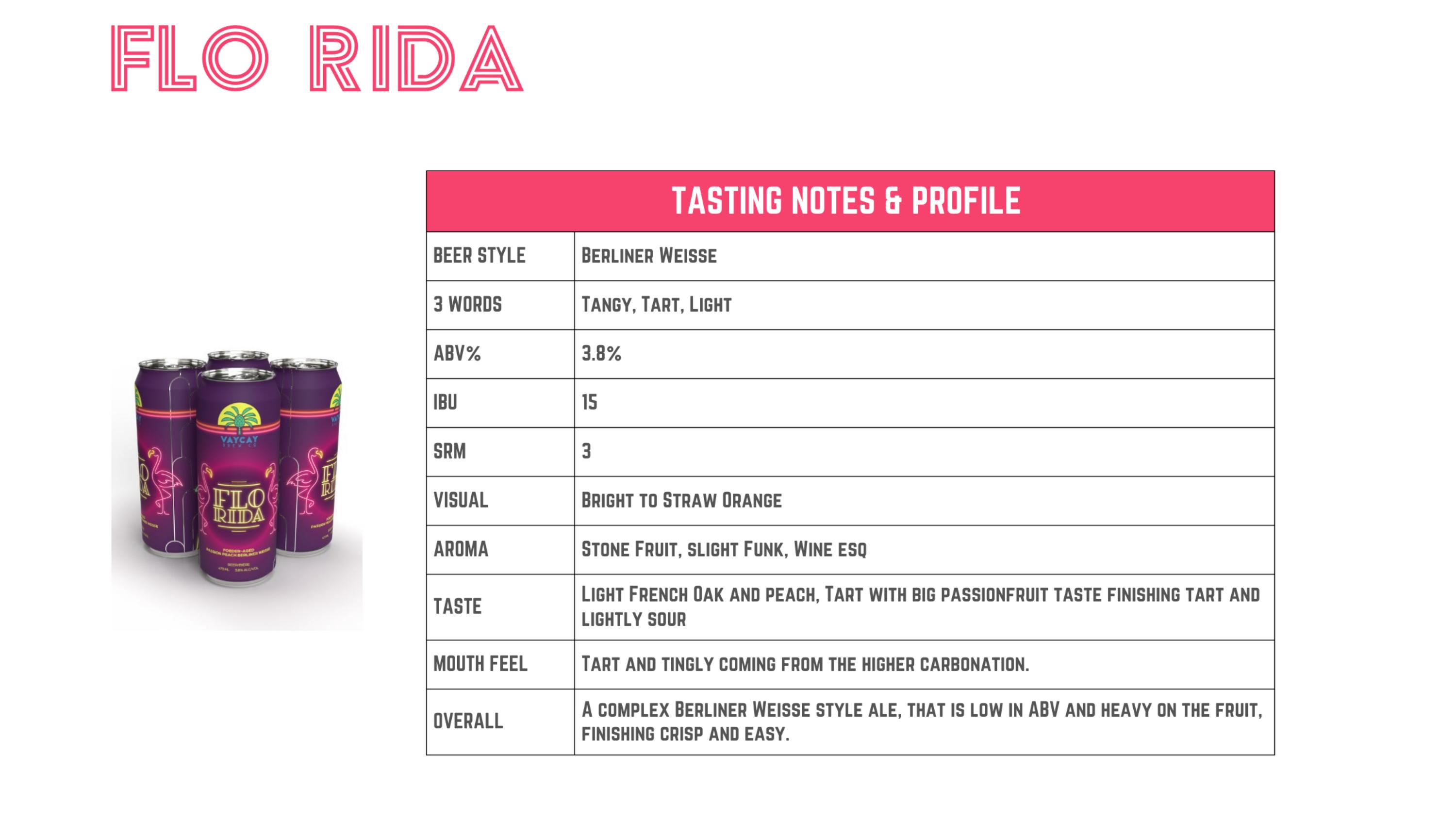 Flo Rida sensory & tasting notes